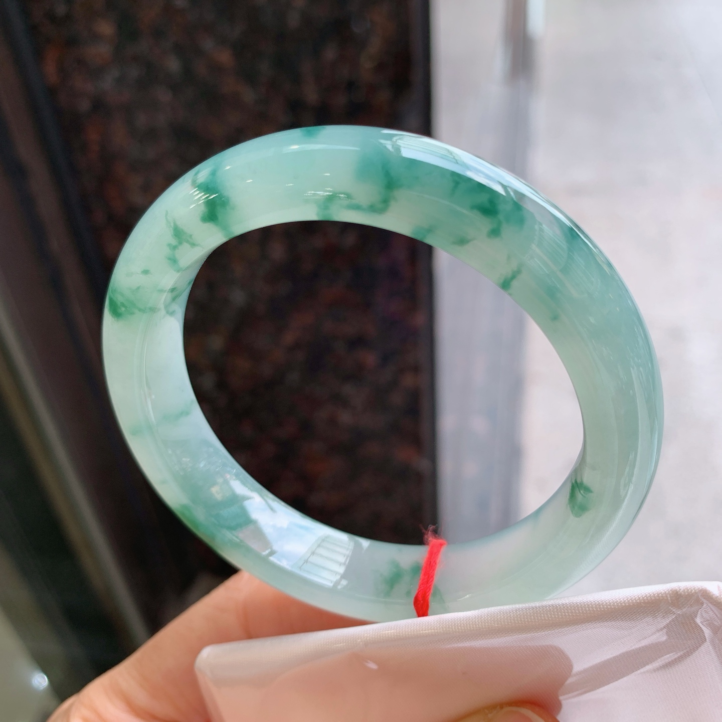 正圈冰飘花，无裂，冰润