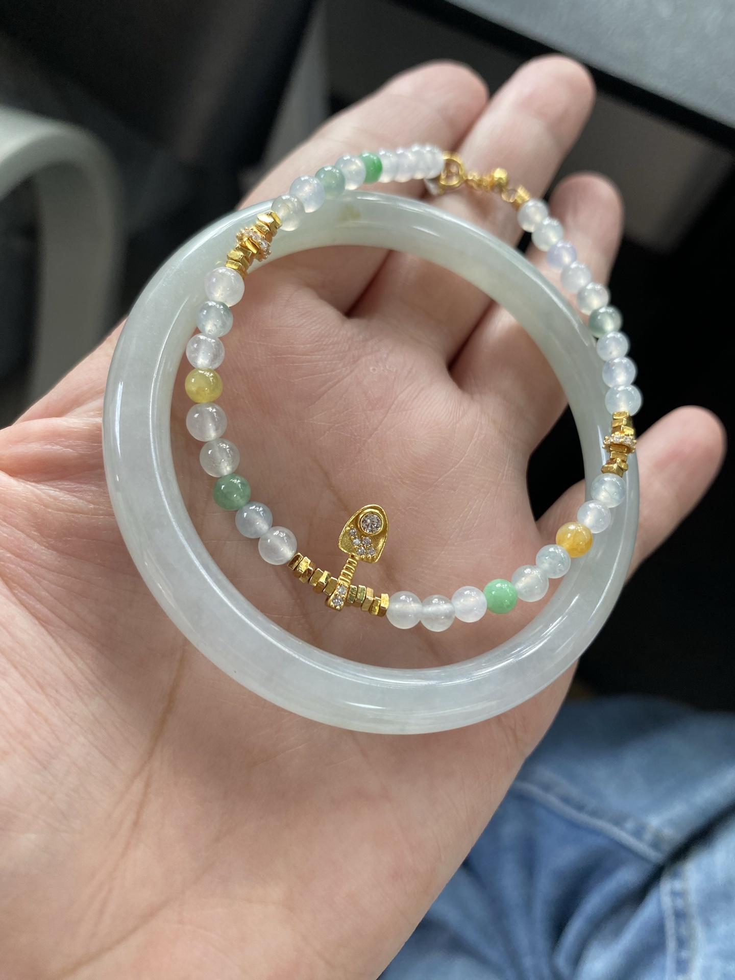 叠戴美人条清爽细腻，手链手镯一套。喜欢的收快