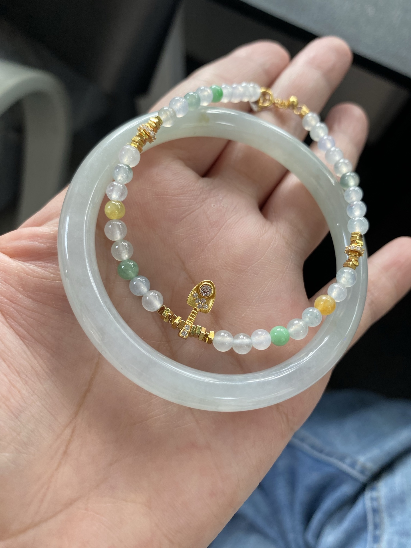叠戴美人条清爽细腻，手链手镯一套。喜欢的收快