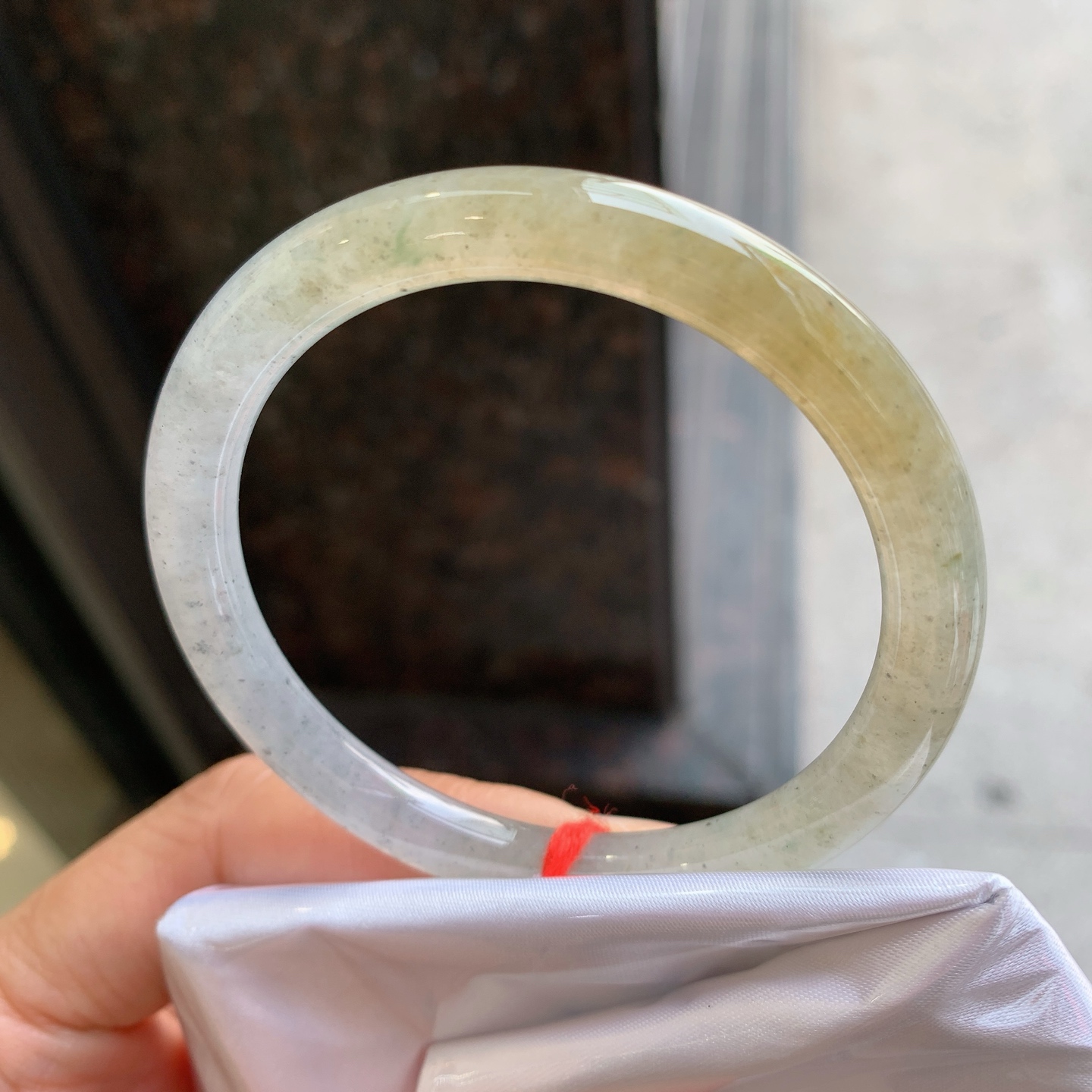 圆条乌鸡种冰黄翡，无裂，冰润