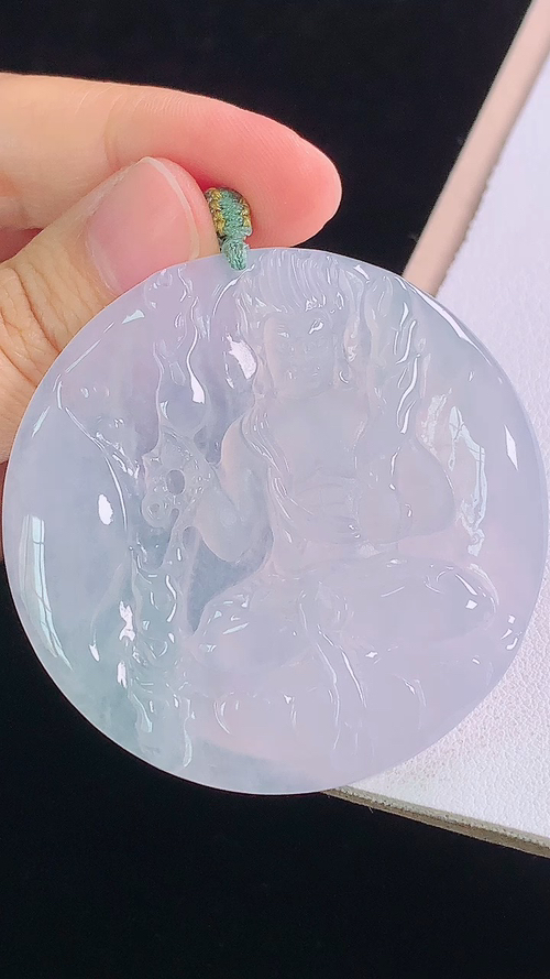 冰紫观音，无裂，尺寸:50.9-4.8mm