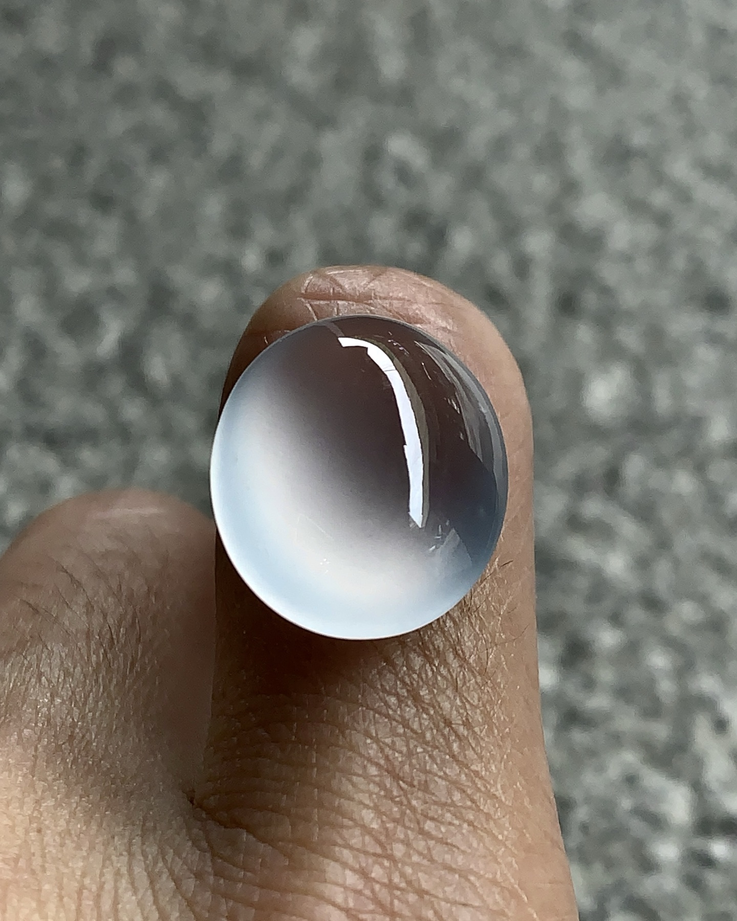 ️ 【玻璃种蛋面】尺寸：18.5×15.4×8，玉韵天成，温润藏珍