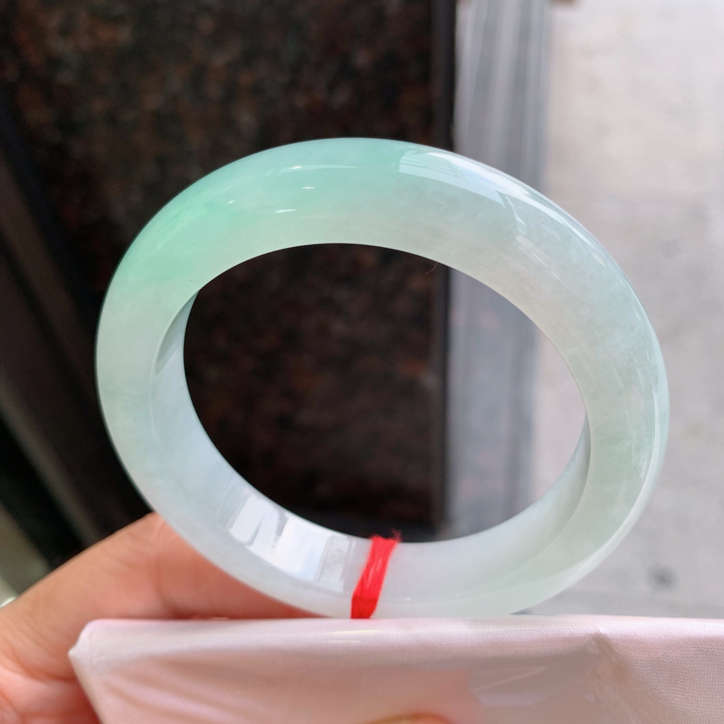 正圈冰飘绿 无裂, 版型好