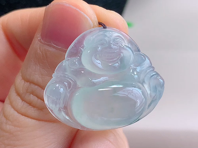 ️ 笑佛，无裂，尺寸29.4-24.2-5.7mm，包A附证书
