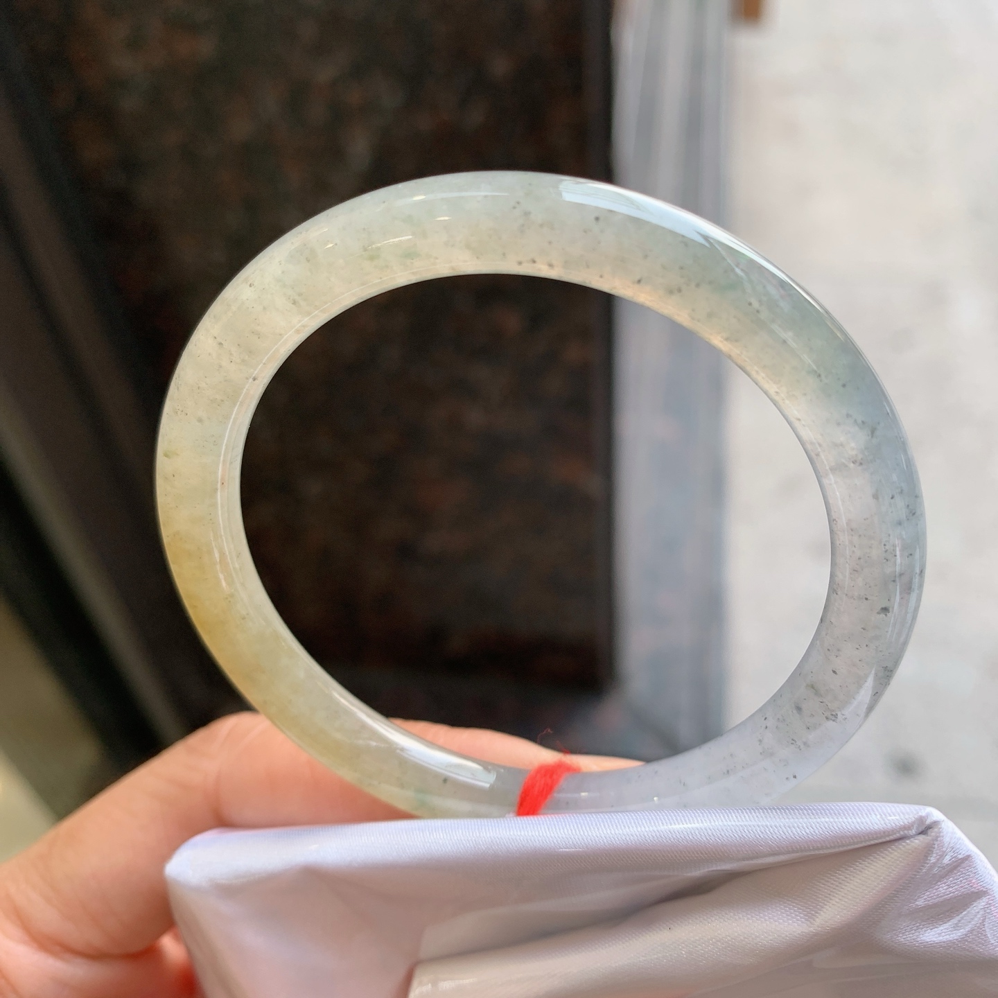圆条乌鸡种冰黄翡，无裂，冰润