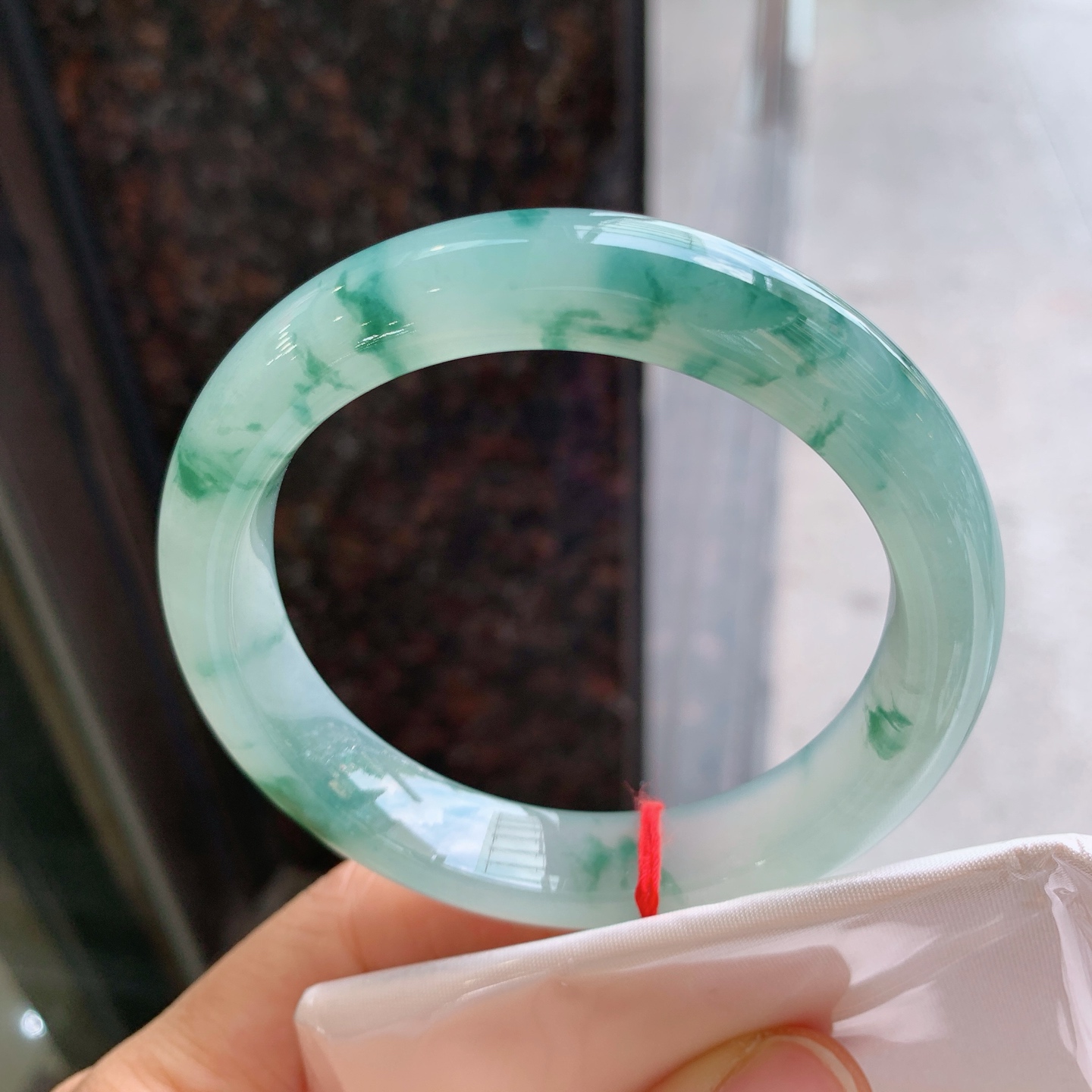 正圈冰飘花，无裂，冰润