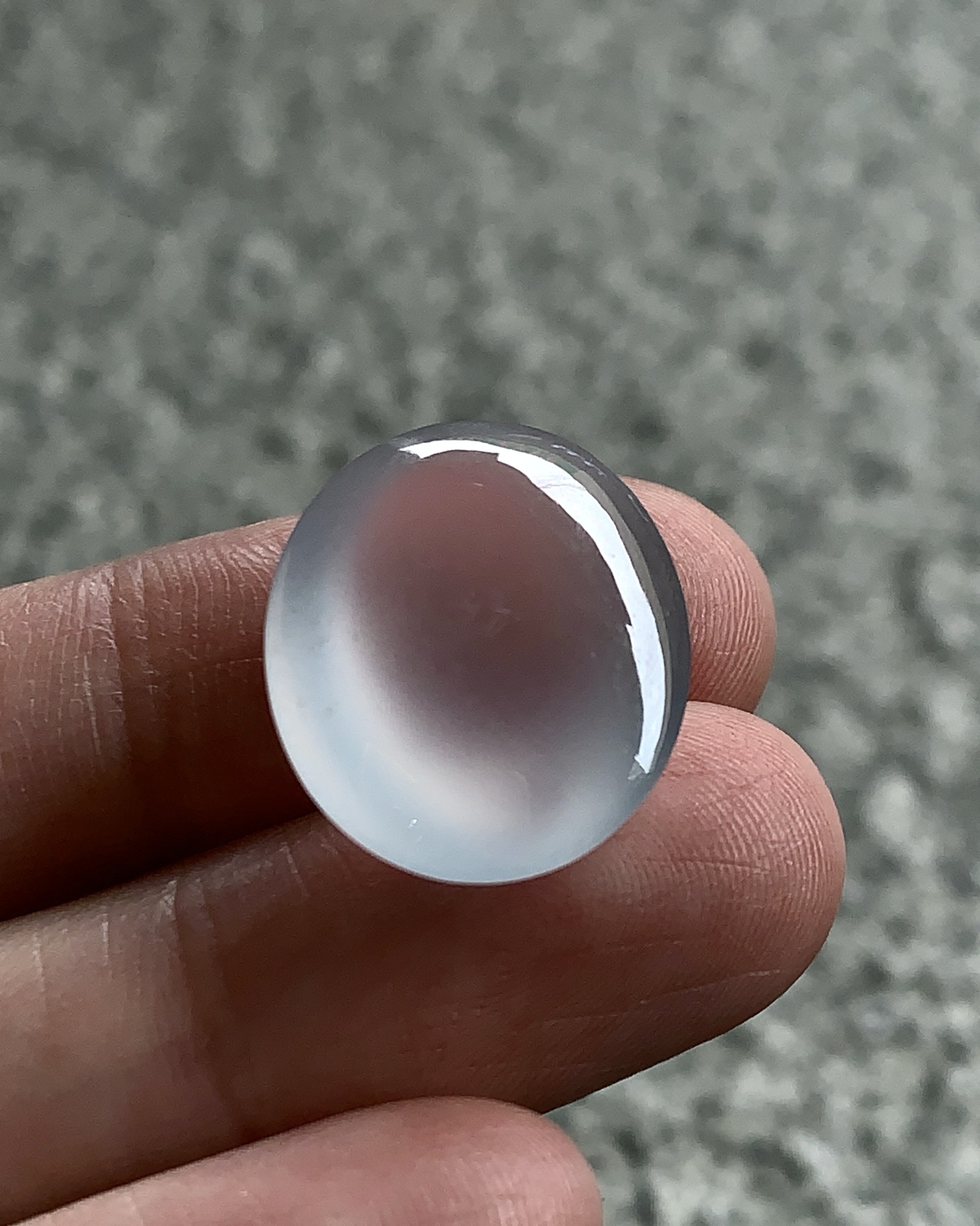 ️ 【玻璃种蛋面】尺寸：18.5×15.4×8，玉韵天成，温润藏珍