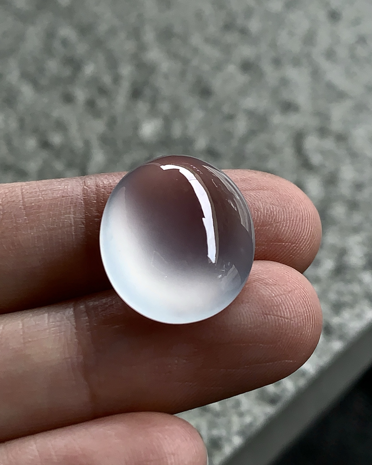 ️ 【玻璃种蛋面】尺寸：18.5×15.4×8，玉韵天成，温润藏珍