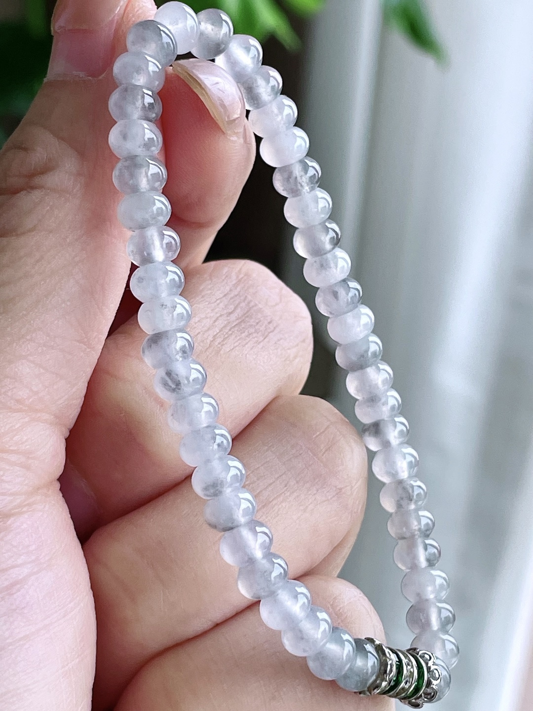 冰乌鸡手串圆珠珠子手串,性比高,尺寸5.4-3.2mm,重量10克