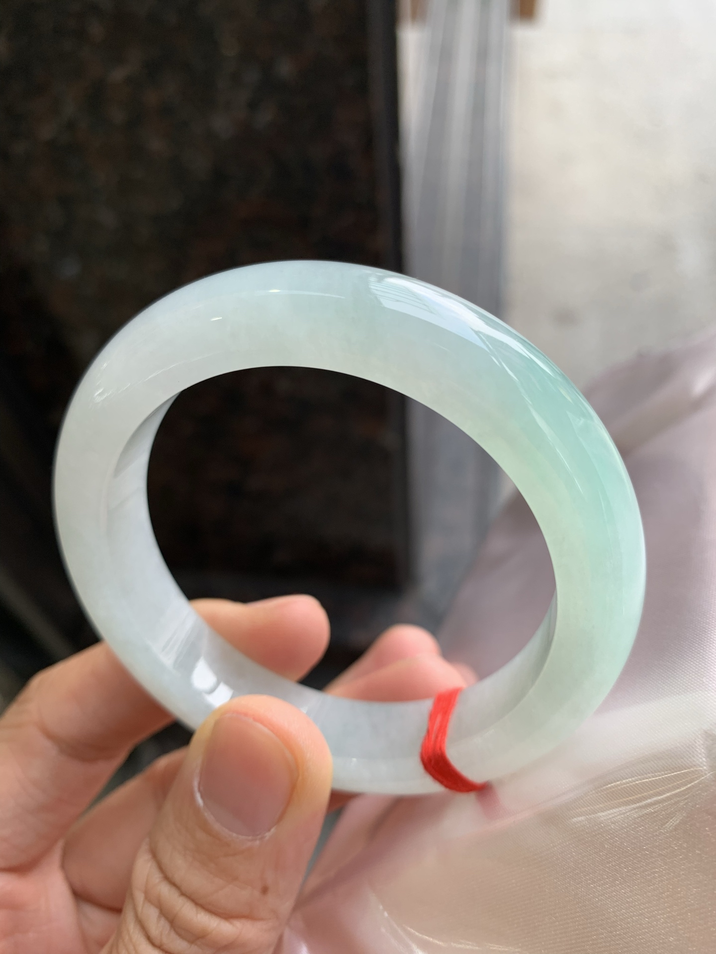 正圈冰飘绿 无裂, 版型好
