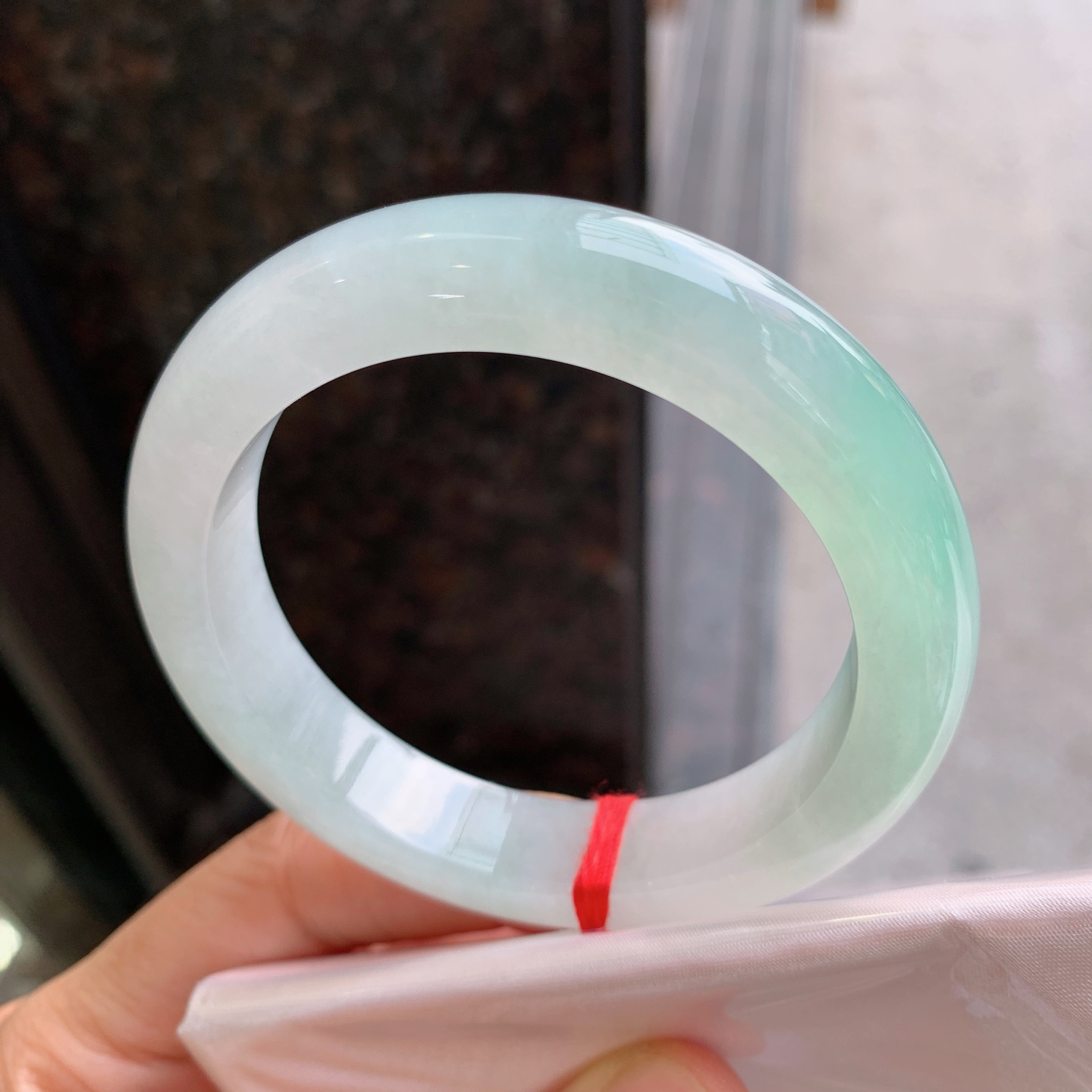 正圈冰飘绿 无裂, 版型好