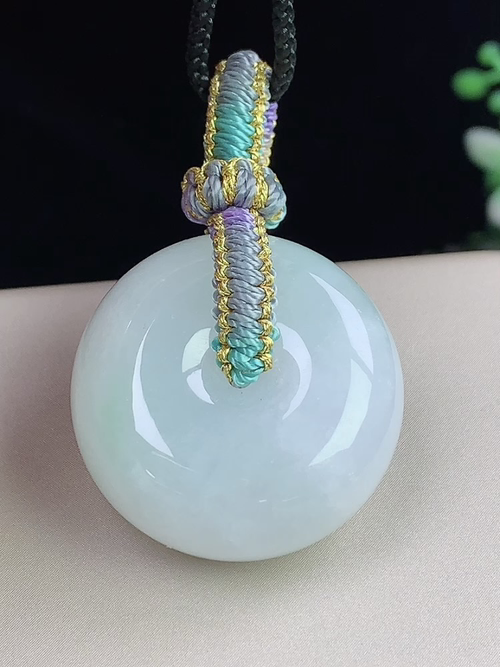 平安扣，无裂，尺寸25.7-12.9mm，j06ar