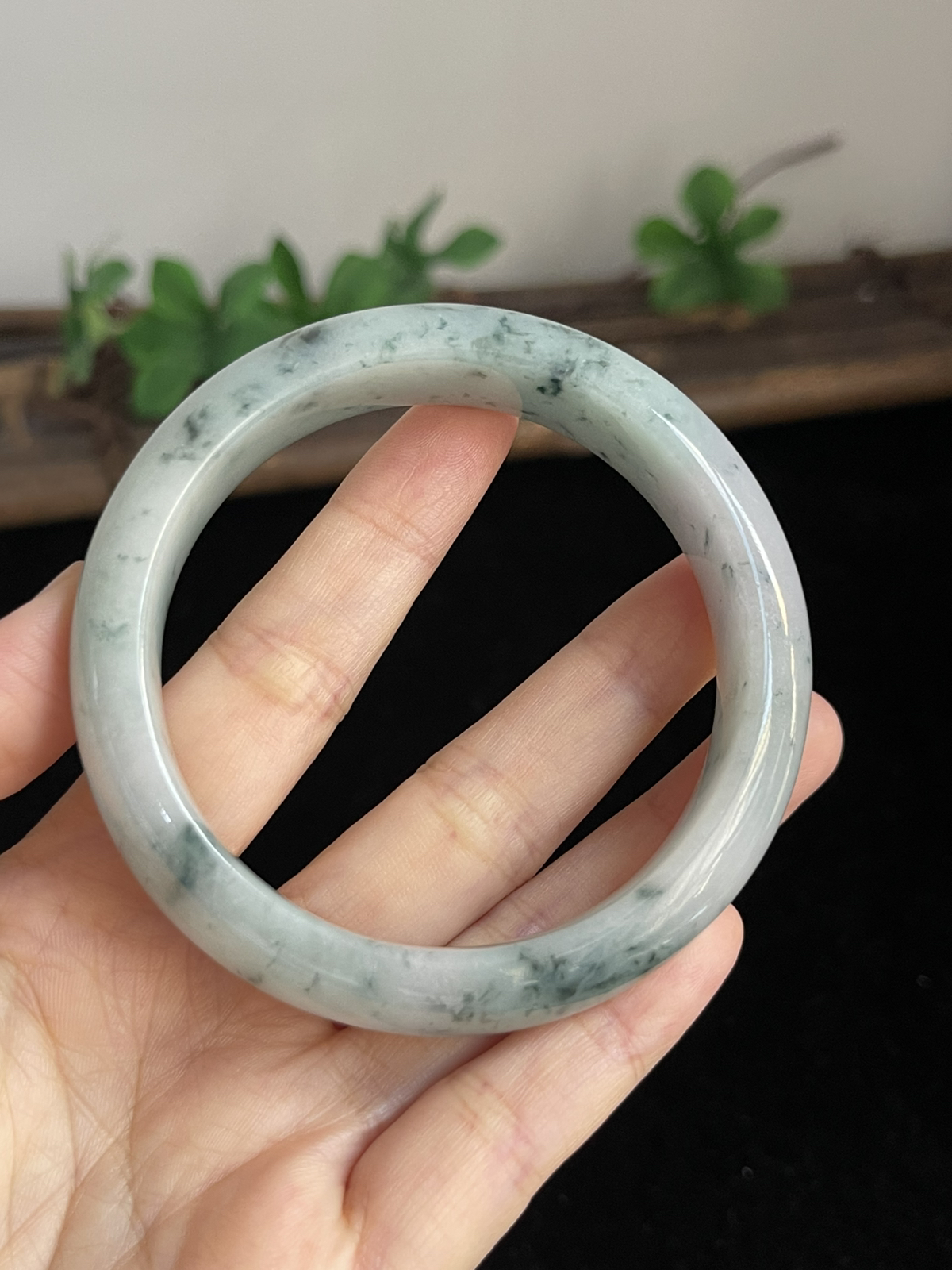 正圈58圈口，翡翠手镯