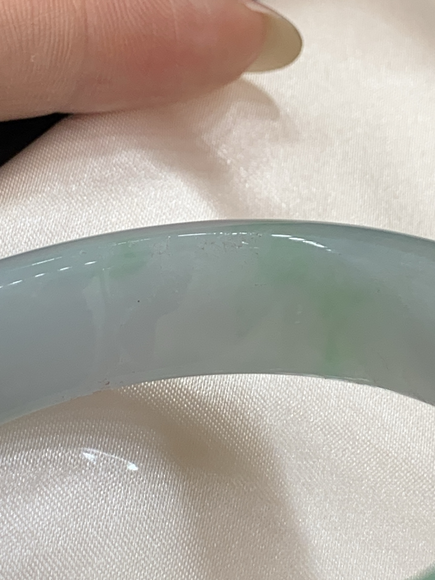 飘绿正圈,0906-N1516-2,打灯纹，有沙眼扣手