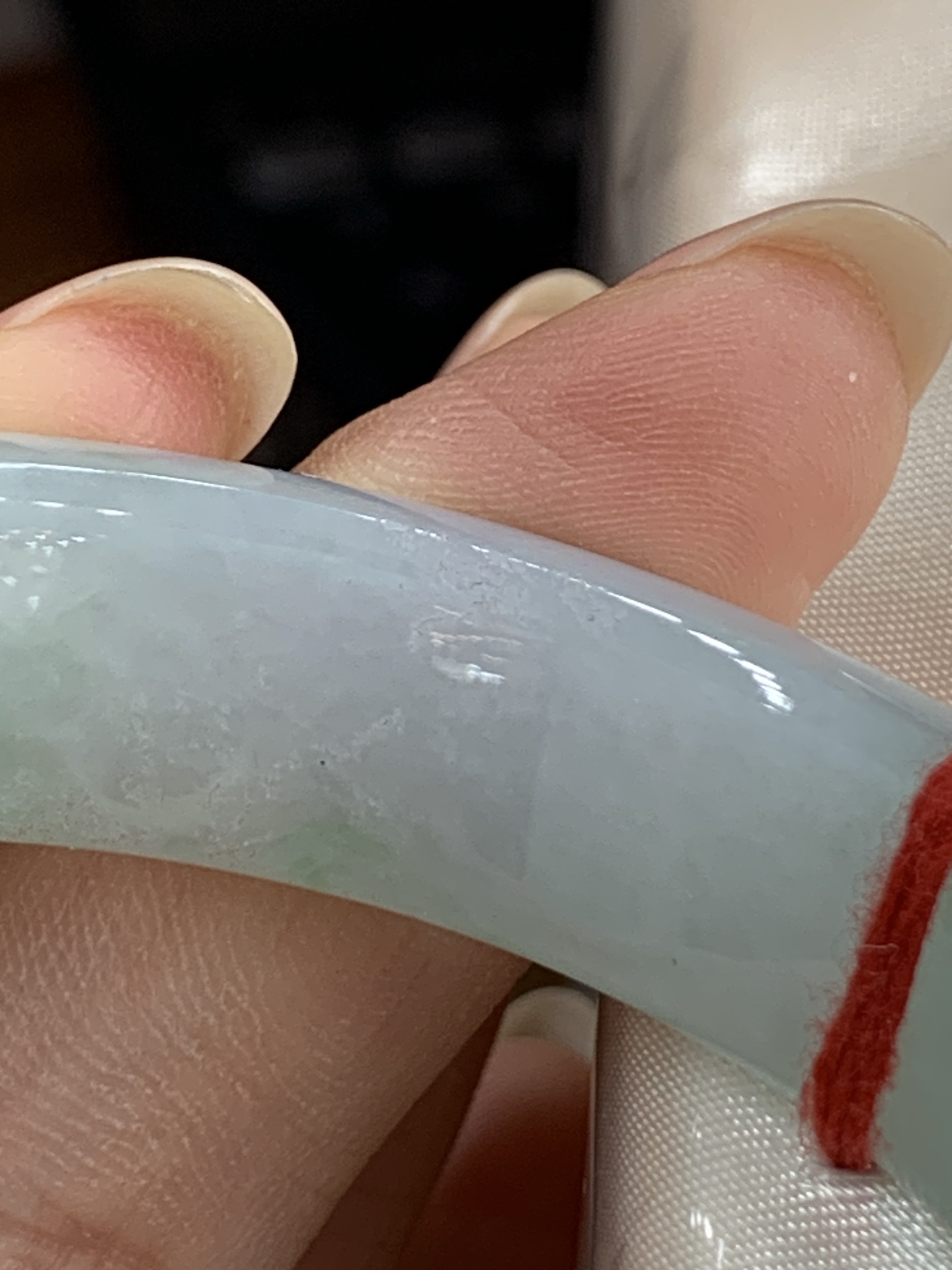 飘绿正圈,0906-N1516-2,打灯纹，有沙眼扣手