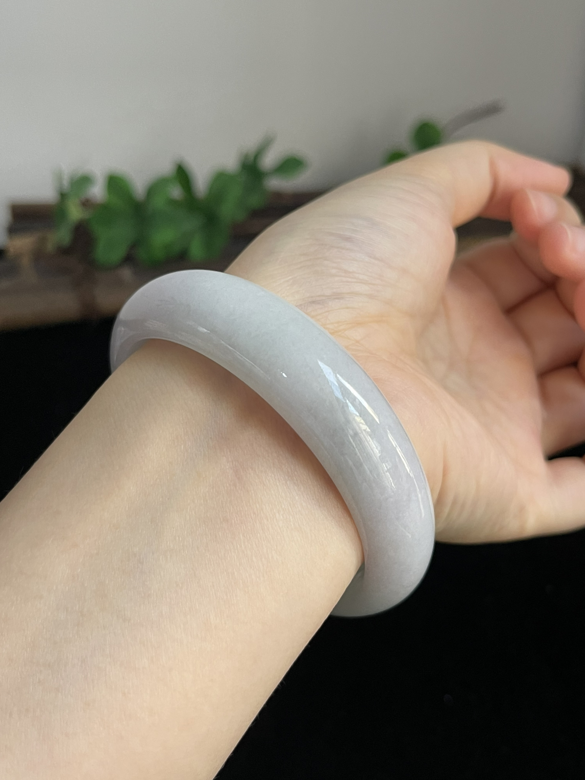 正圈59圈口，翡翠手镯