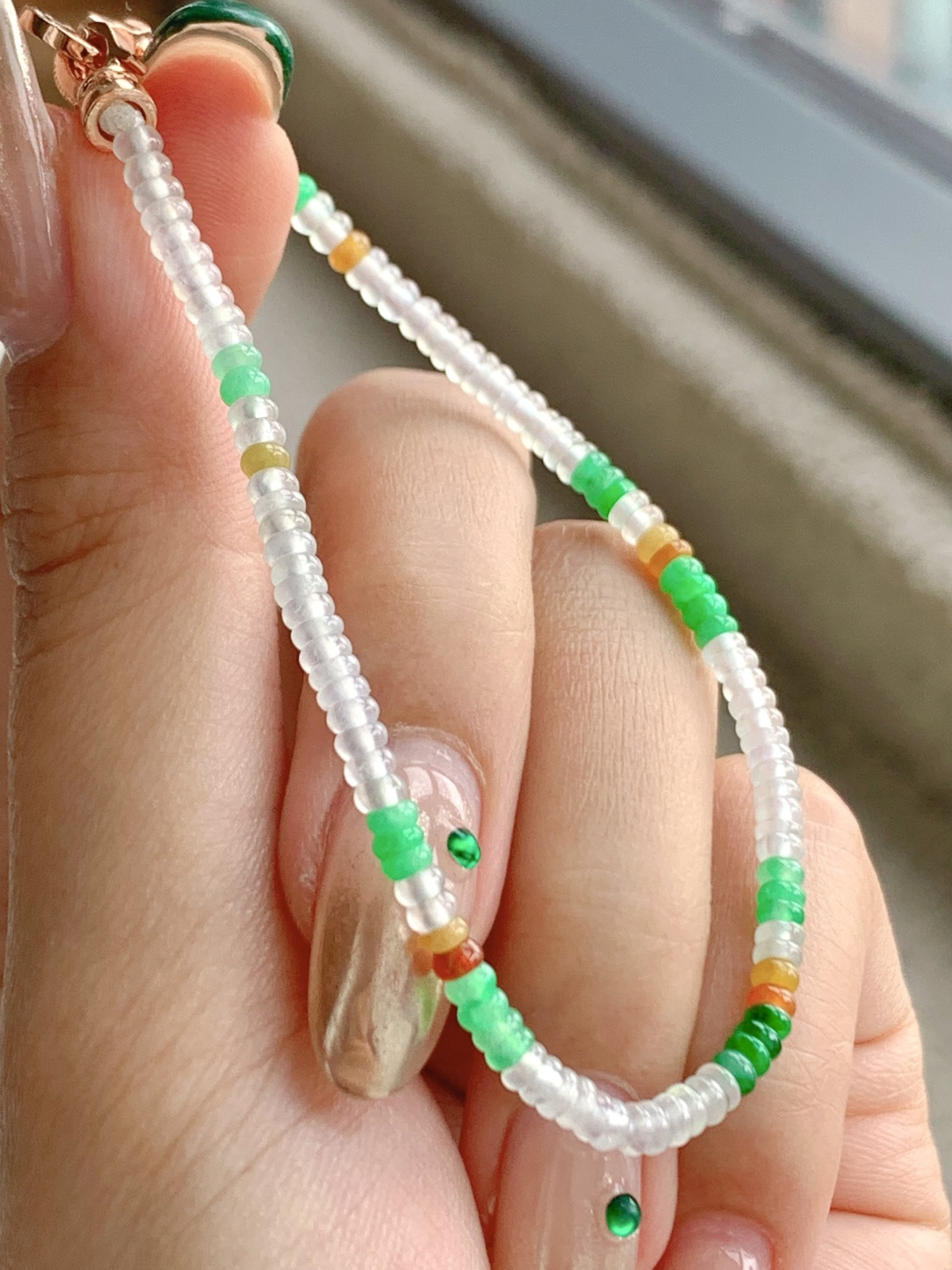 冰多宝手串算盘珠手串，性比高，尺寸3.1-1.2mm，重量5克