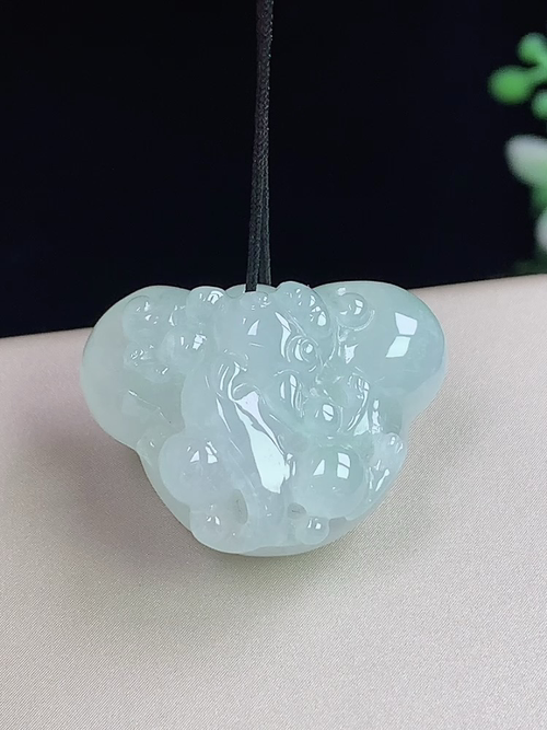 冰种貔貅，无裂，尺寸18.5-25.1-11.3mm，j06jxg