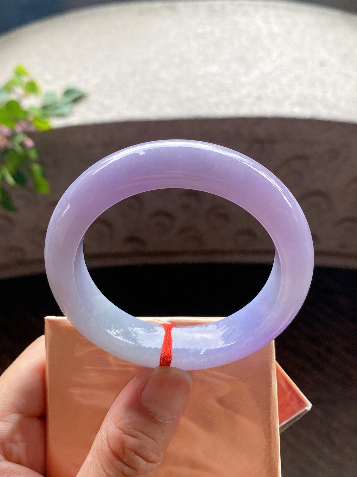 圈口55.7-14-10.4    【紫罗兰正圈手镯】圈口55  56可戴  质地细腻
