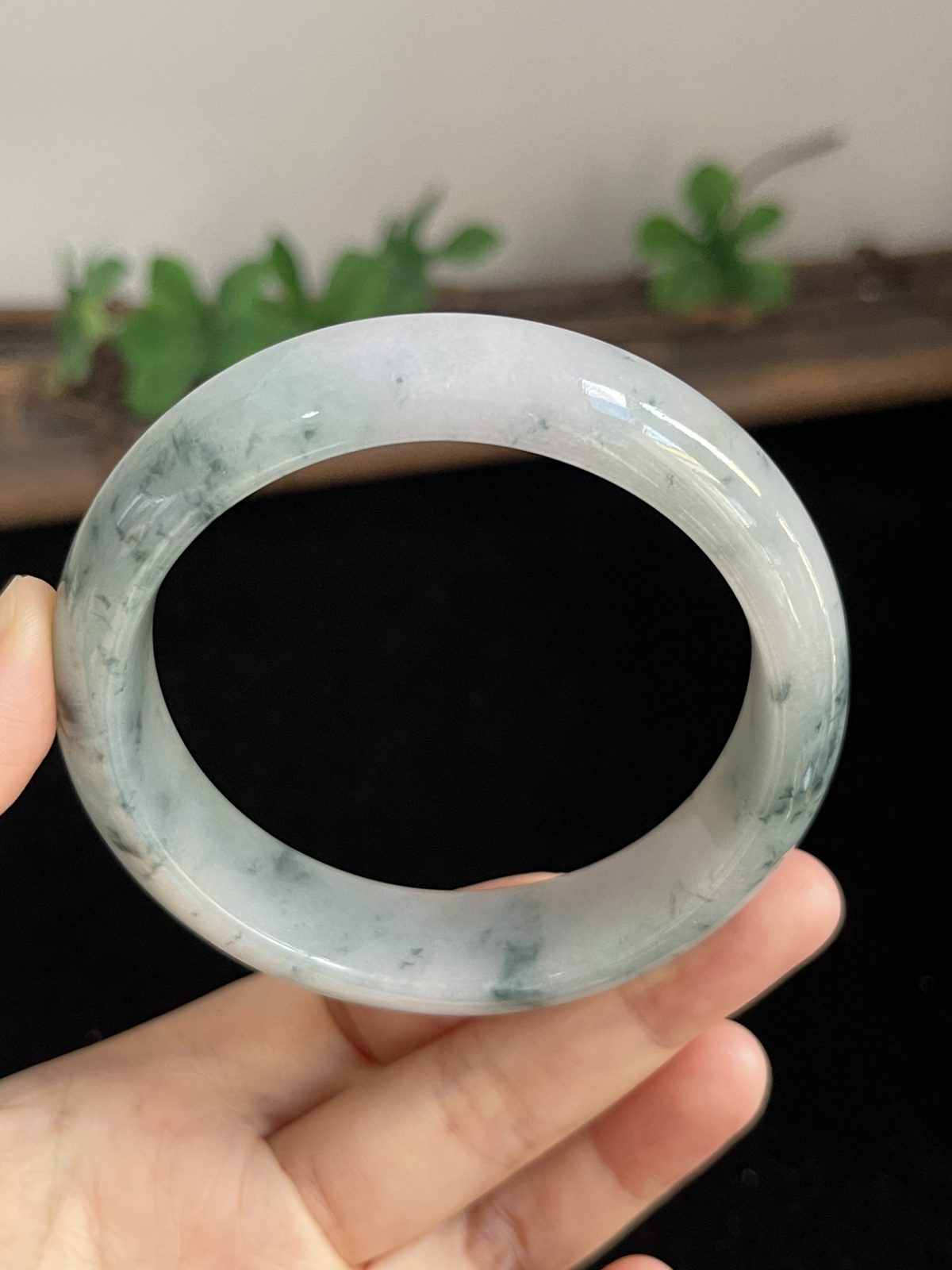 正圈58圈口，翡翠手镯