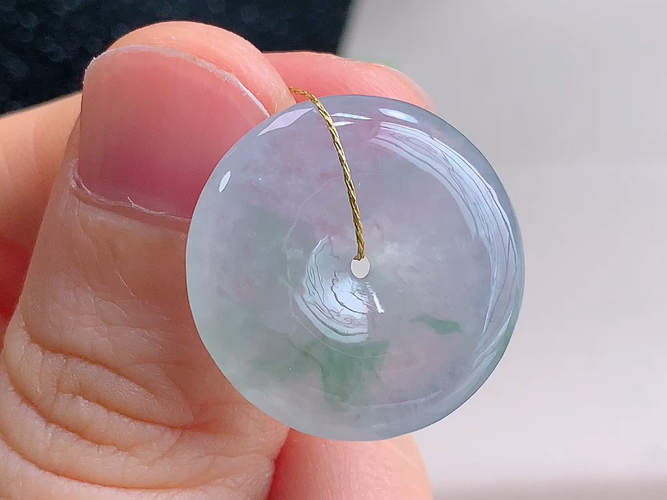️ 平安扣，无裂，尺寸21.3-5.3mm，包A附证书3102