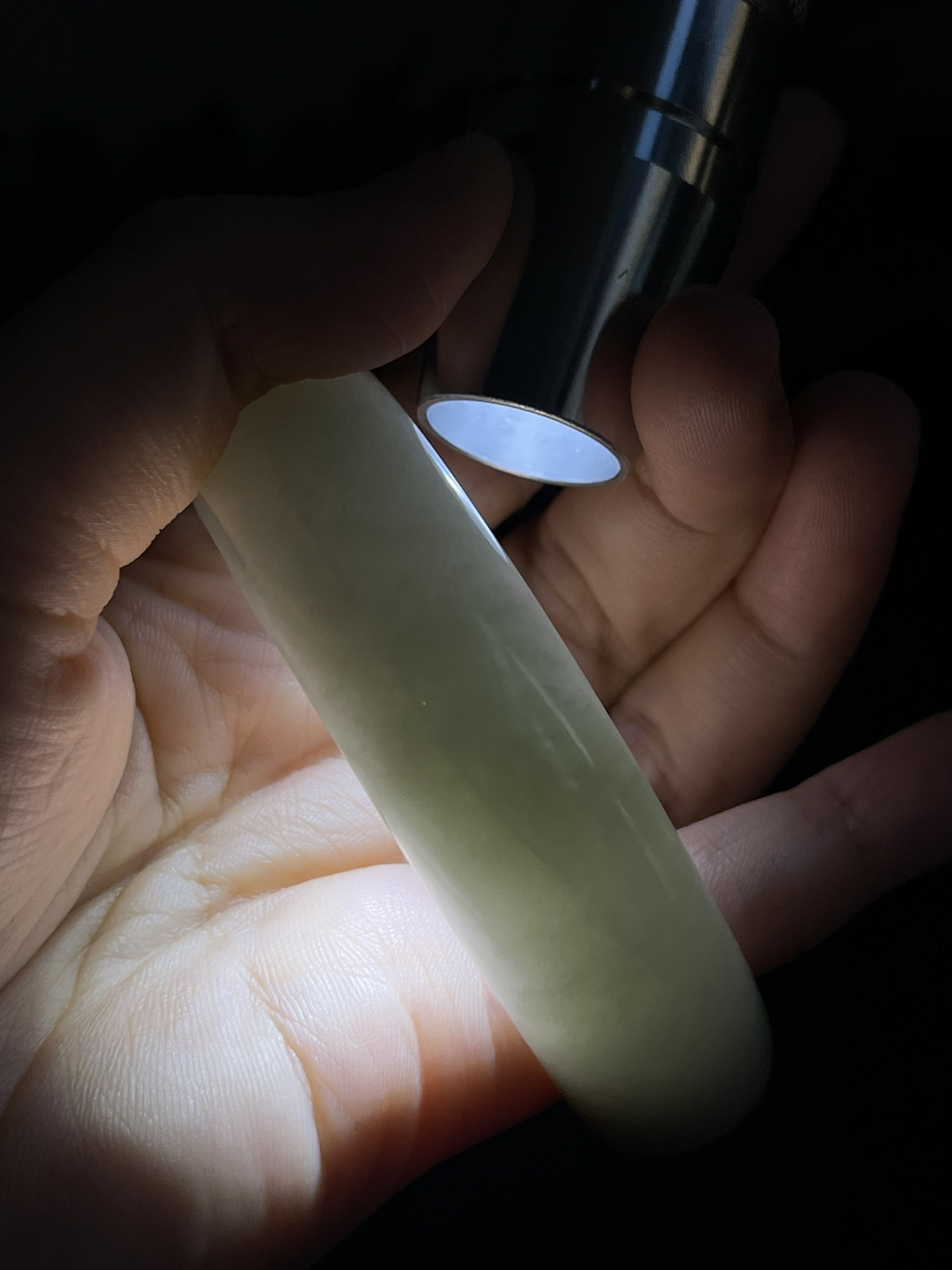 正圈58.6圈口，翡翠手镯