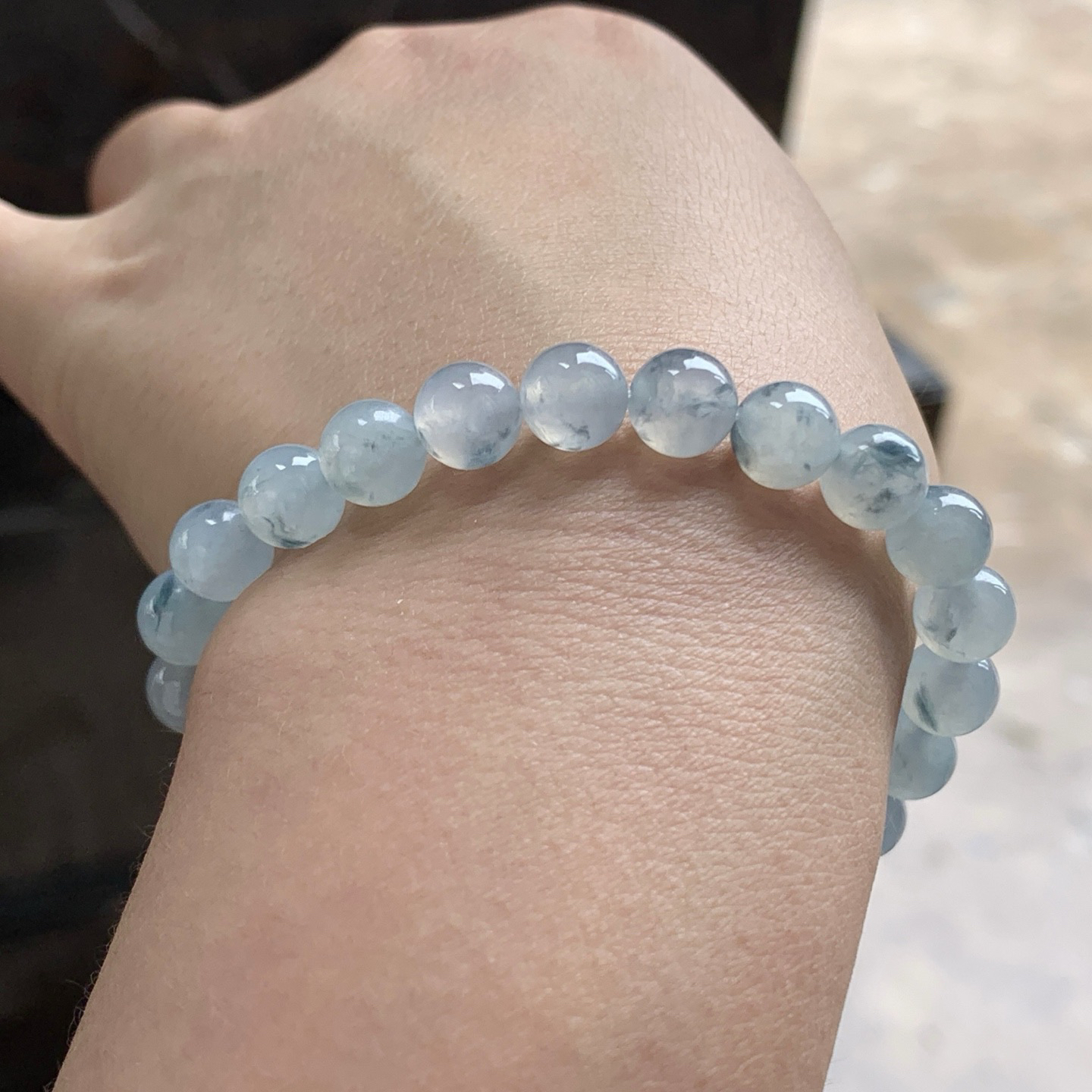 蓝花手串^_^清新