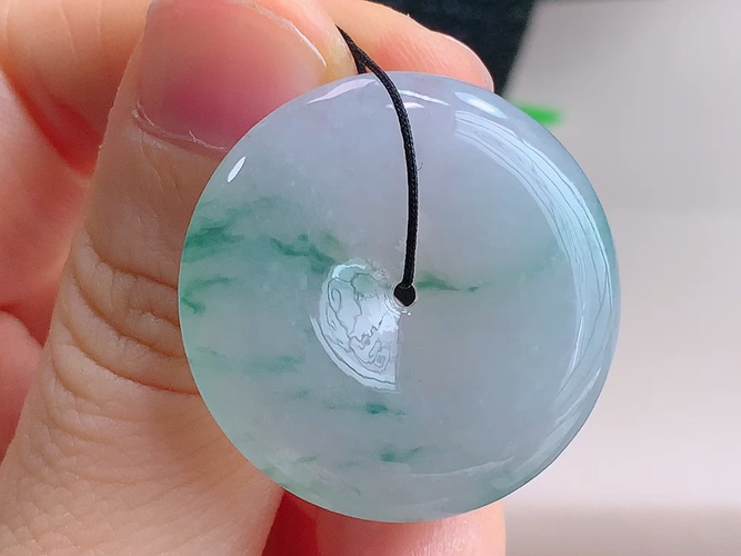 平安扣，无裂，尺寸29.8-6.4mm，包A附证书