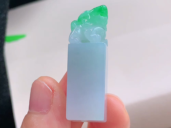 ️ 招财貔貅印章，尺寸35.8-11.9-11.1mm，包A附证书
