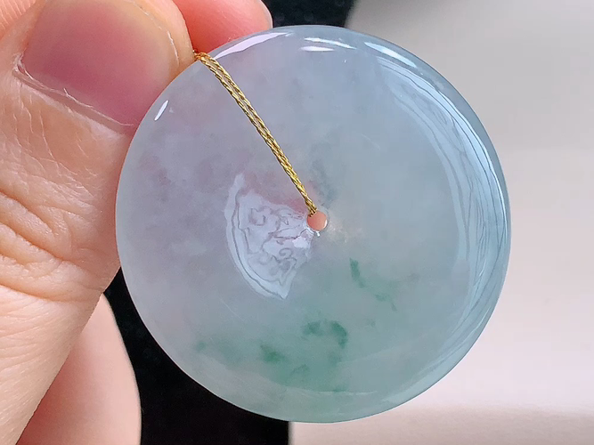 ️ 平安扣，无裂，尺寸35.5-5.6mm，包A附证书8651