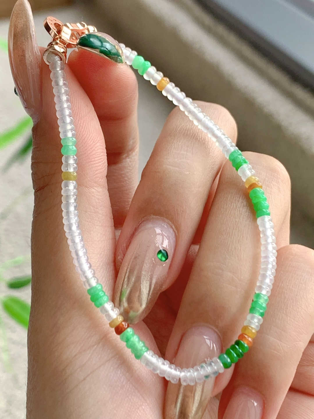 冰多宝手串算盘珠手串，性比高，尺寸3.1-1.2mm，重量5克