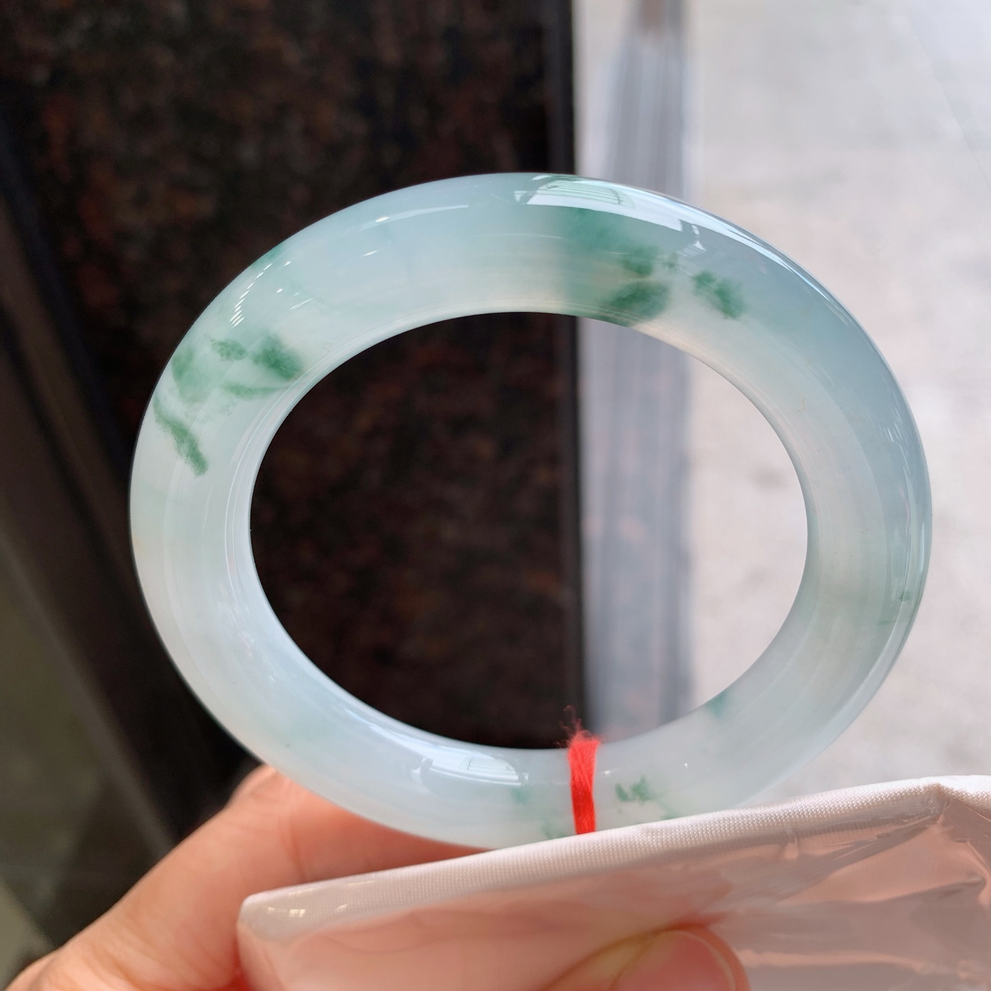 圆条冰飘花，无裂，冰润