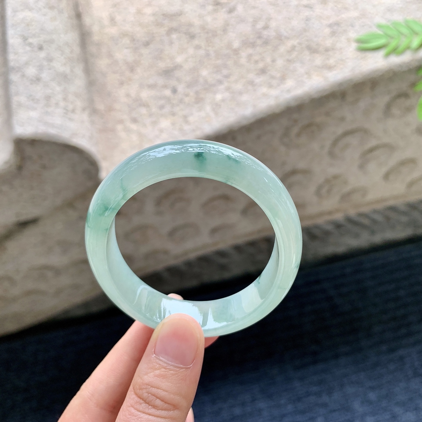 贵妃52 53，冰糯飘绿花，水润，种老，细腻，无裂纹