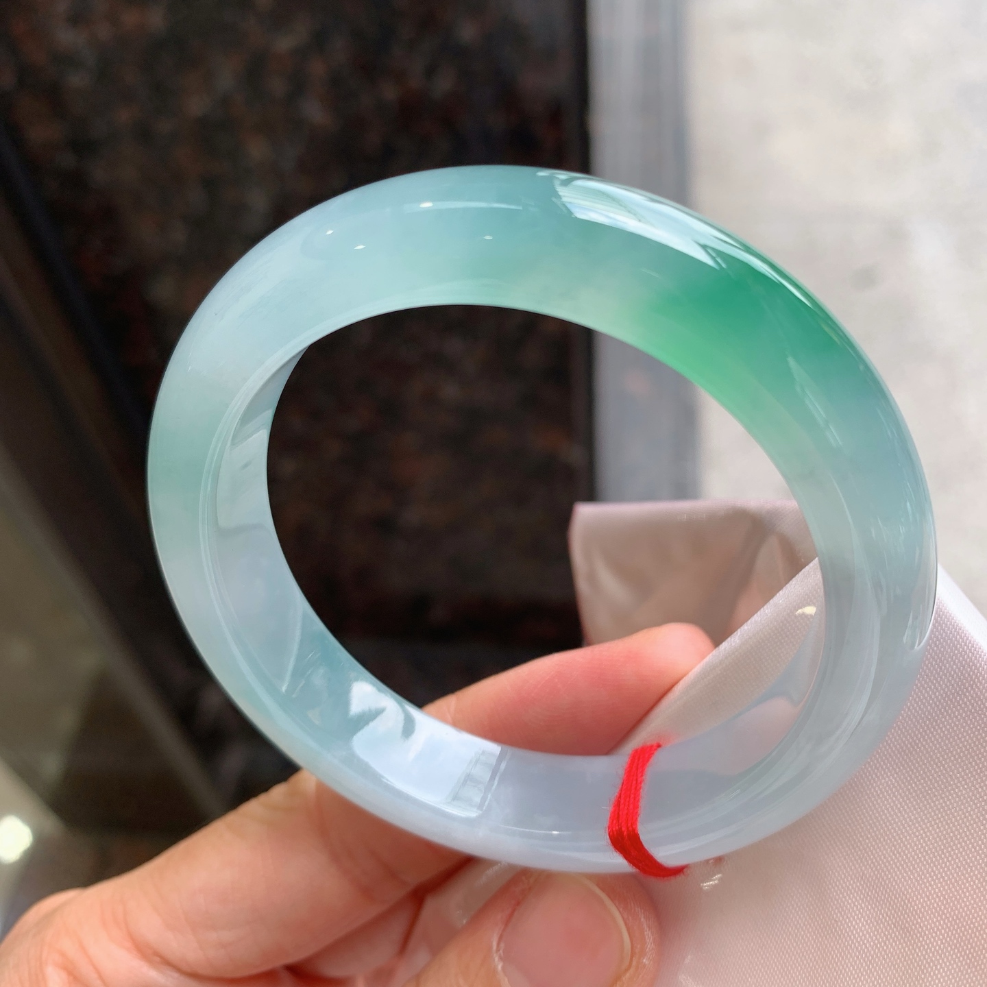 正圈冰飘绿 微棉 版型好