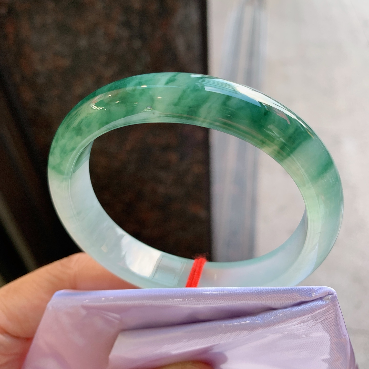 贵妃冰飘花，微细纹，冰润