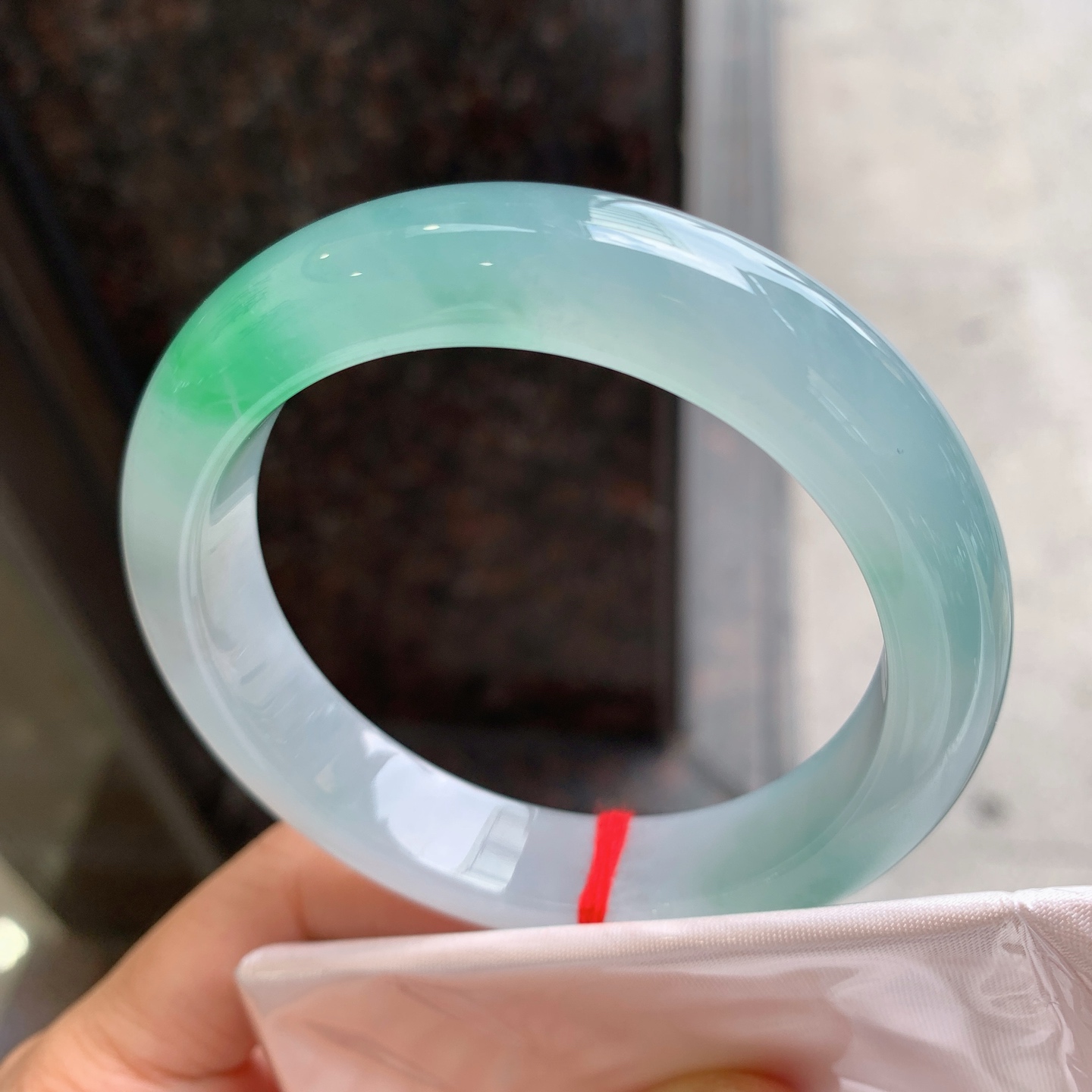 正圈冰飘绿 微棉 版型好