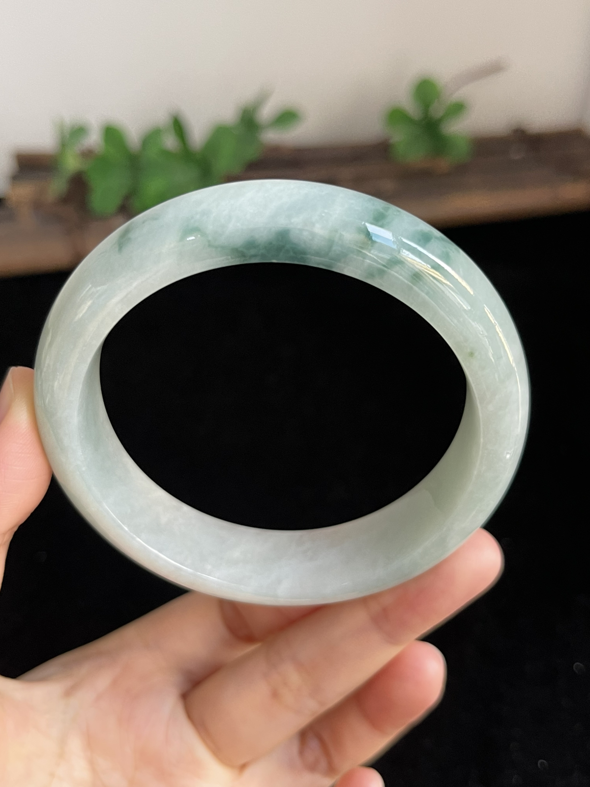正圈59圈口，翡翠手镯