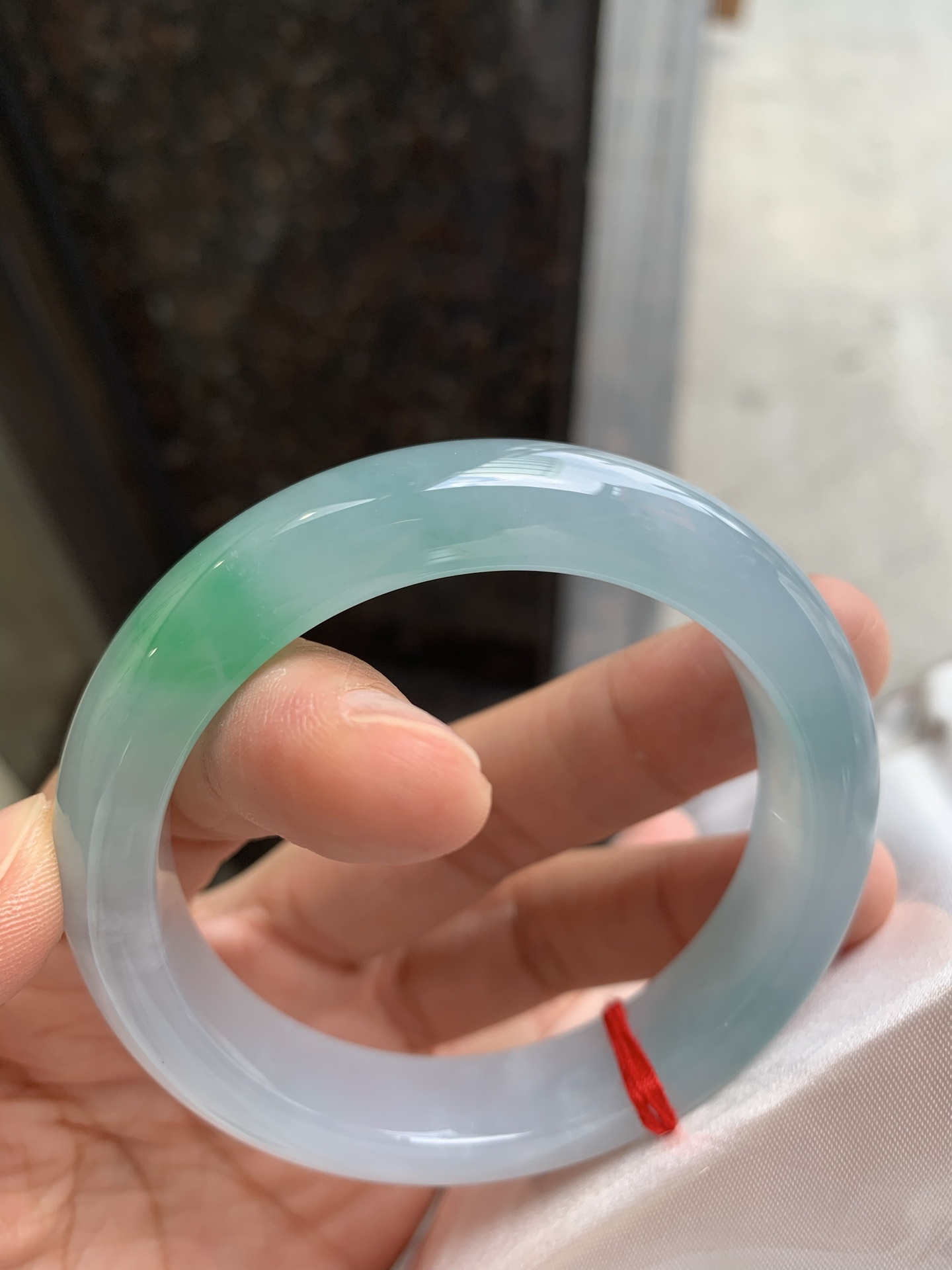 正圈冰飘绿 微棉 版型好