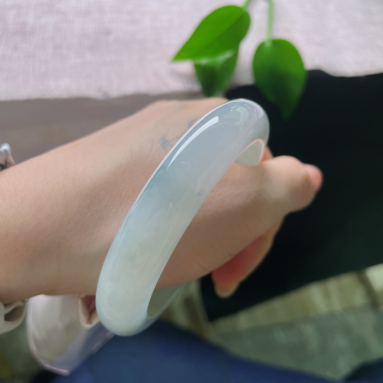 #限时秒杀#55.4/12.3/9蓝底正圈，冰润细腻，沁人心脾，贵气ss58612a