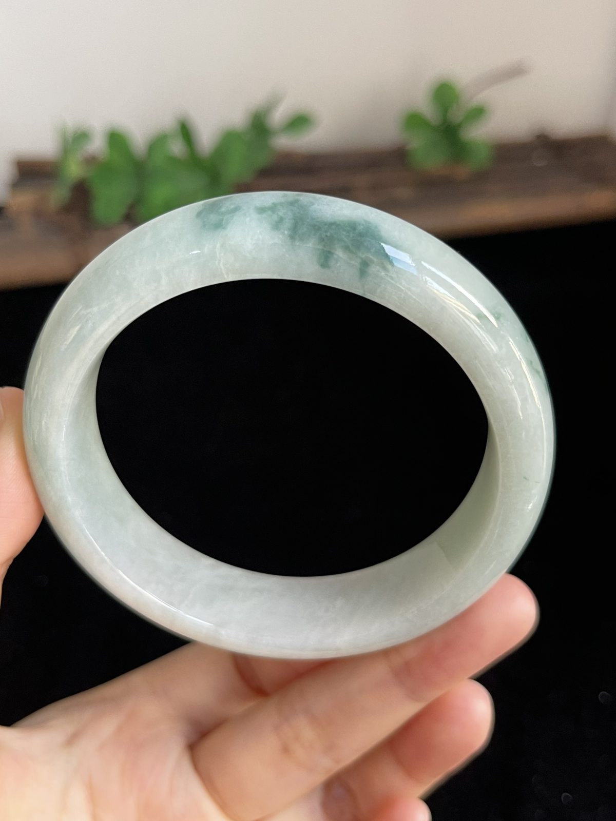正圈59圈口，翡翠手镯