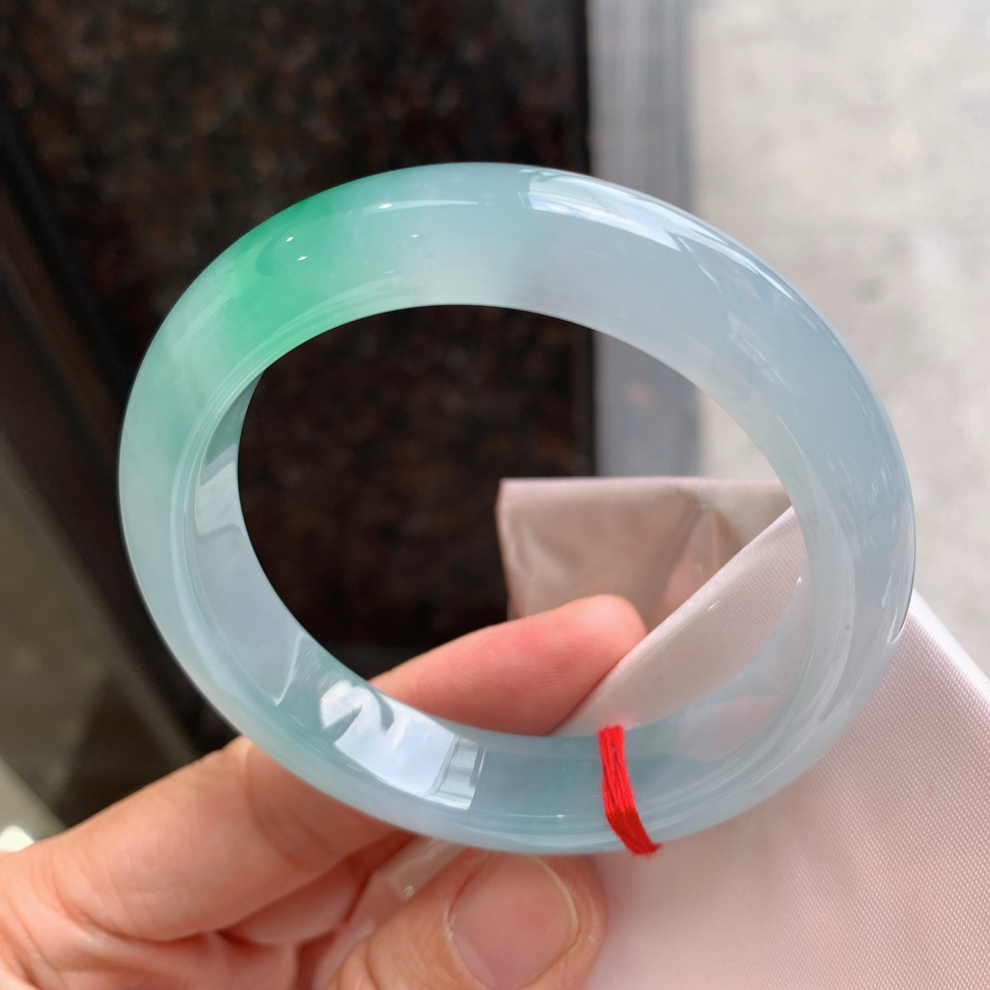 正圈冰飘绿 微棉 版型好