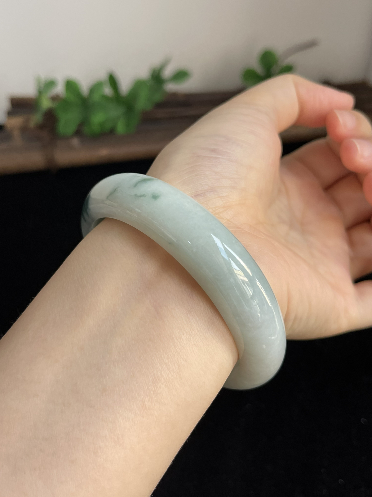 正圈59圈口，翡翠手镯