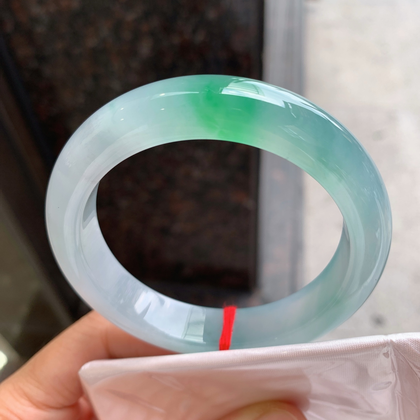 正圈冰飘绿 微棉 版型好