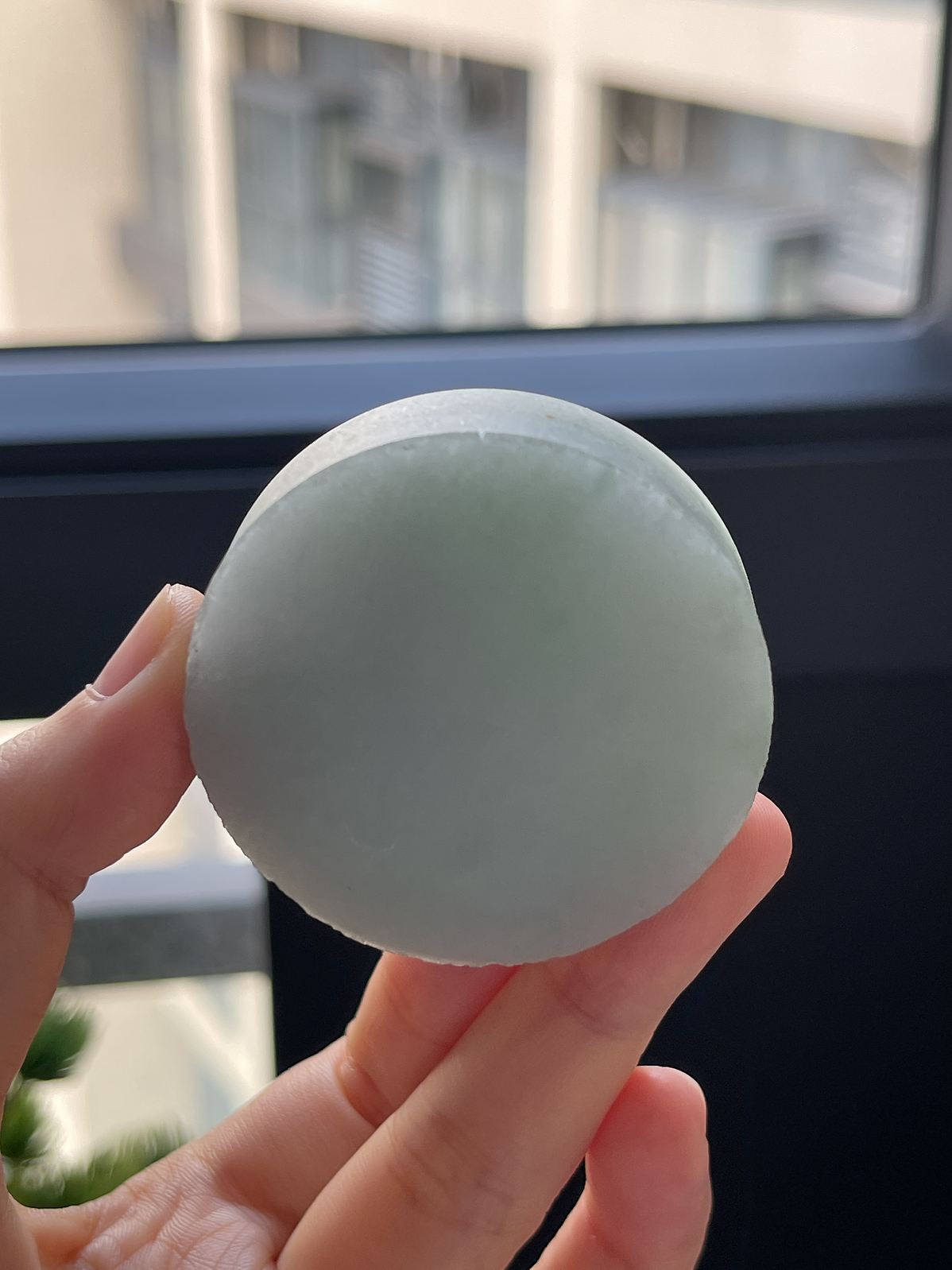 翡翠细糯化镯心