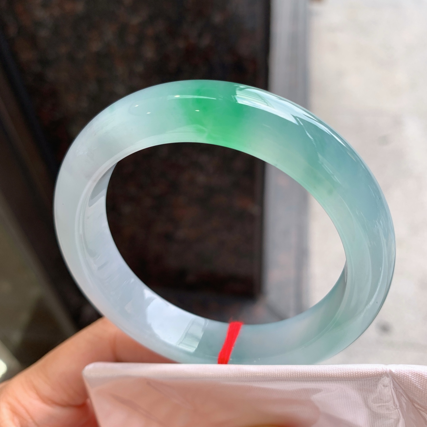 正圈冰飘绿 微棉 版型好