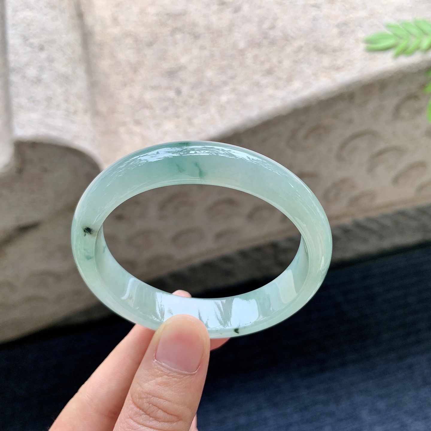 贵妃52 53，冰糯飘绿花，水润，种老，细腻，无裂纹