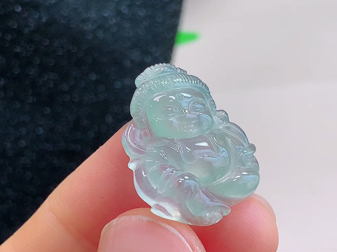️ 宝宝佛，无裂，尺寸23.6-18.0-4.1mm，包A附证书