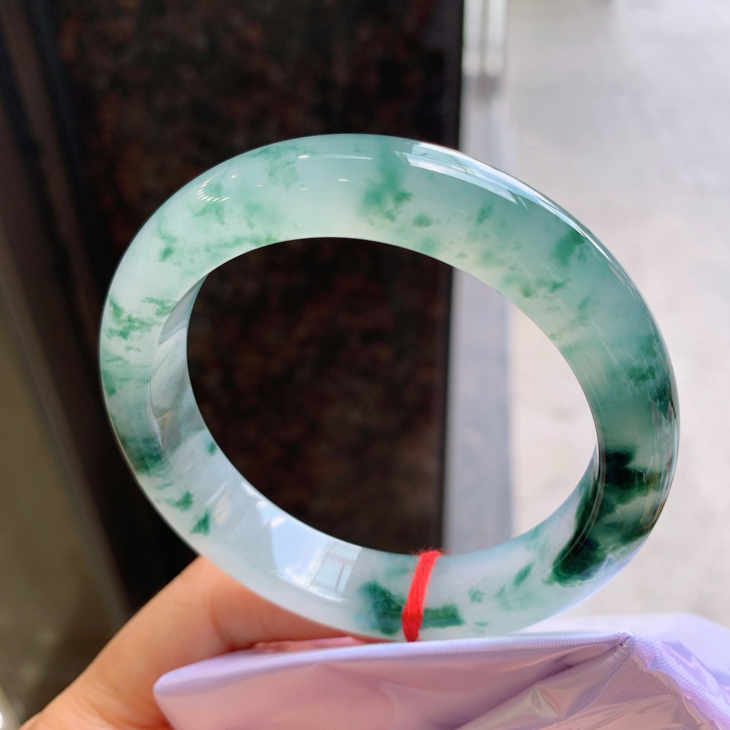 正圈冰飘花，无裂，冰润