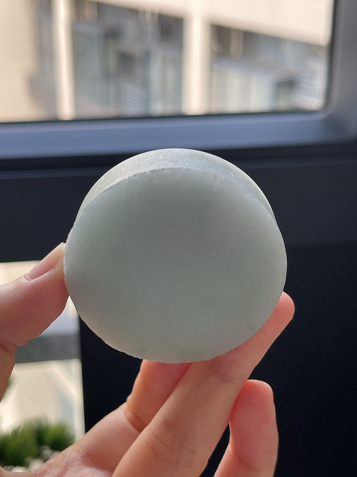 翡翠细糯化镯心