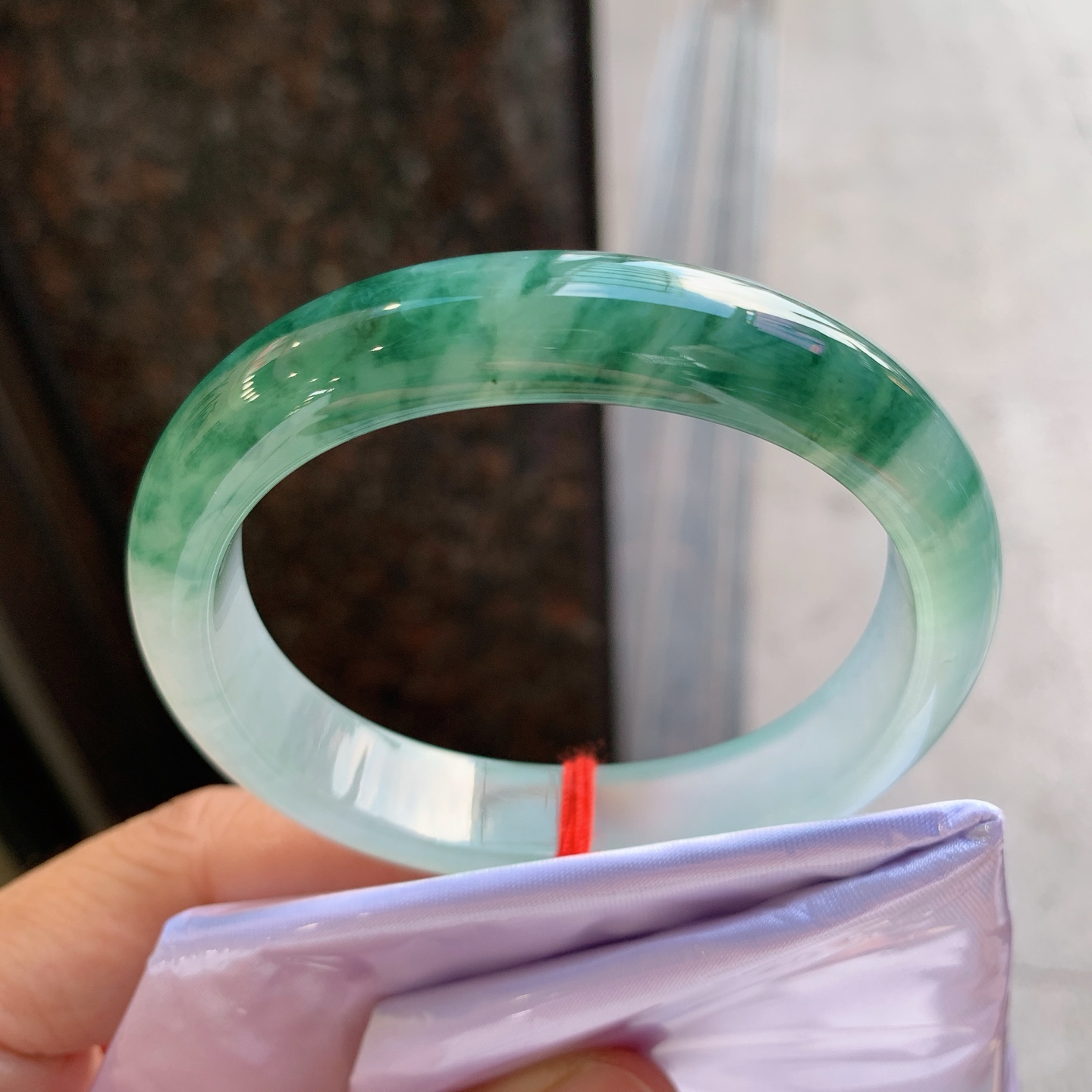 贵妃冰飘花，微细纹，冰润
